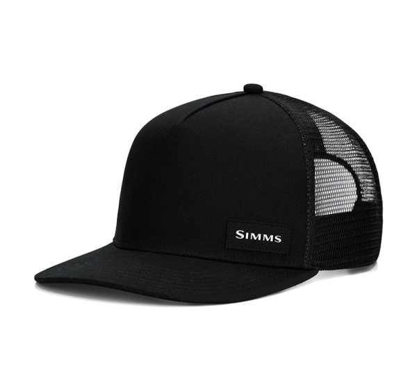 Кепка Simms High Crown Flatbill (; one size; Black)